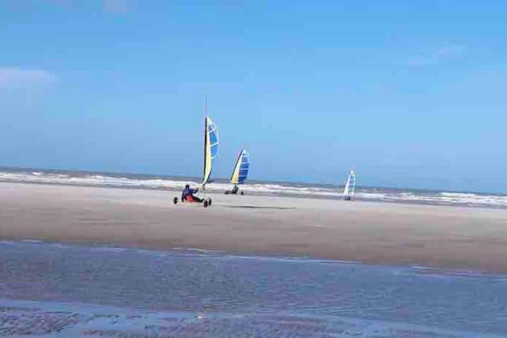 Studio Entre Mer Et Dunes Avec Balcon Vue Laterale Mer 50M Plage Pour 3 Pers Wifi Menage Compris フォール・マオン・プラージュ エクステリア 写真