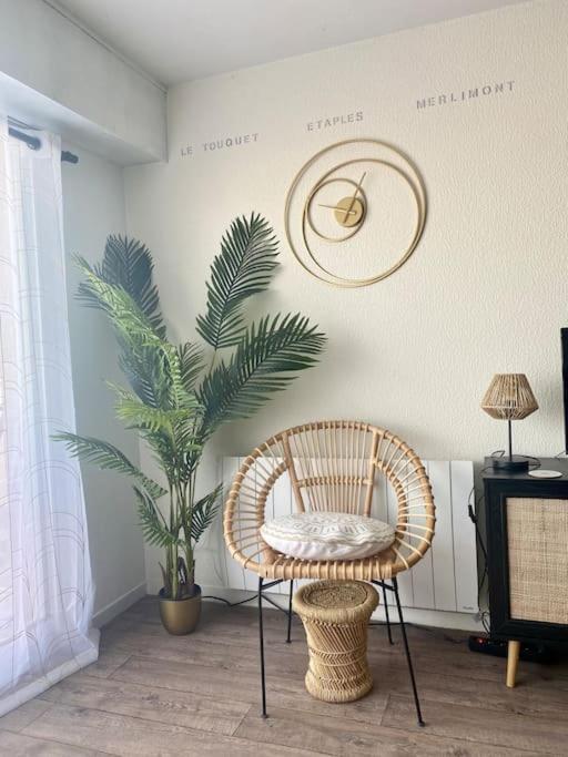 Studio Entre Mer Et Dunes Avec Balcon Vue Laterale Mer 50M Plage Pour 3 Pers Wifi Menage Compris フォール・マオン・プラージュ エクステリア 写真