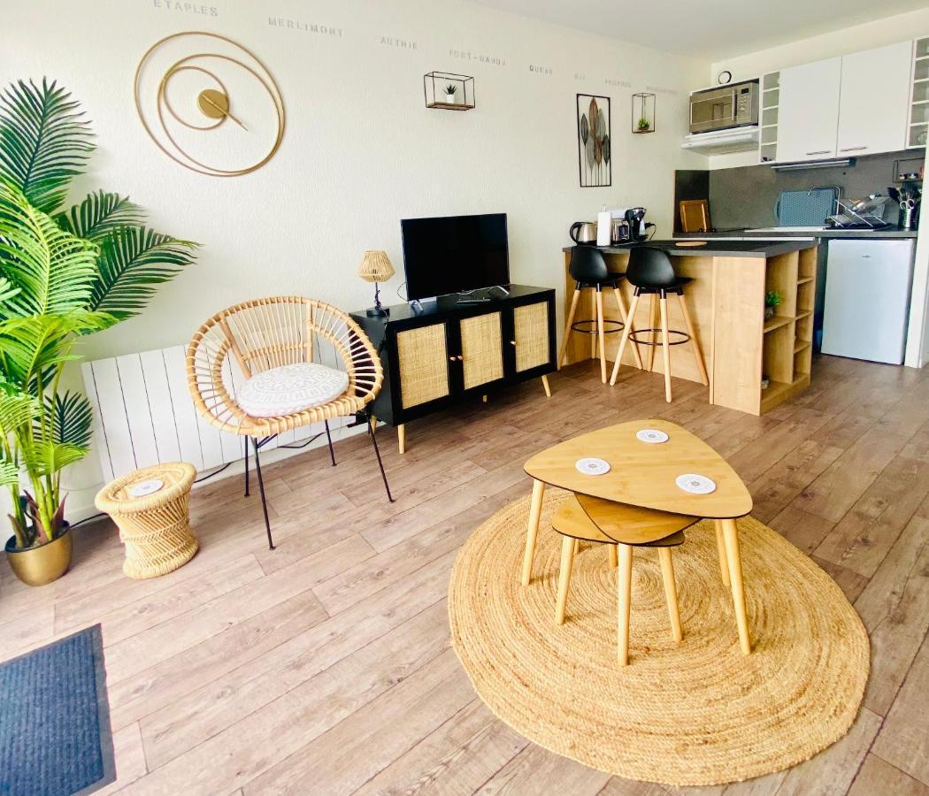 Studio Entre Mer Et Dunes Avec Balcon Vue Laterale Mer 50M Plage Pour 3 Pers Wifi Menage Compris フォール・マオン・プラージュ エクステリア 写真
