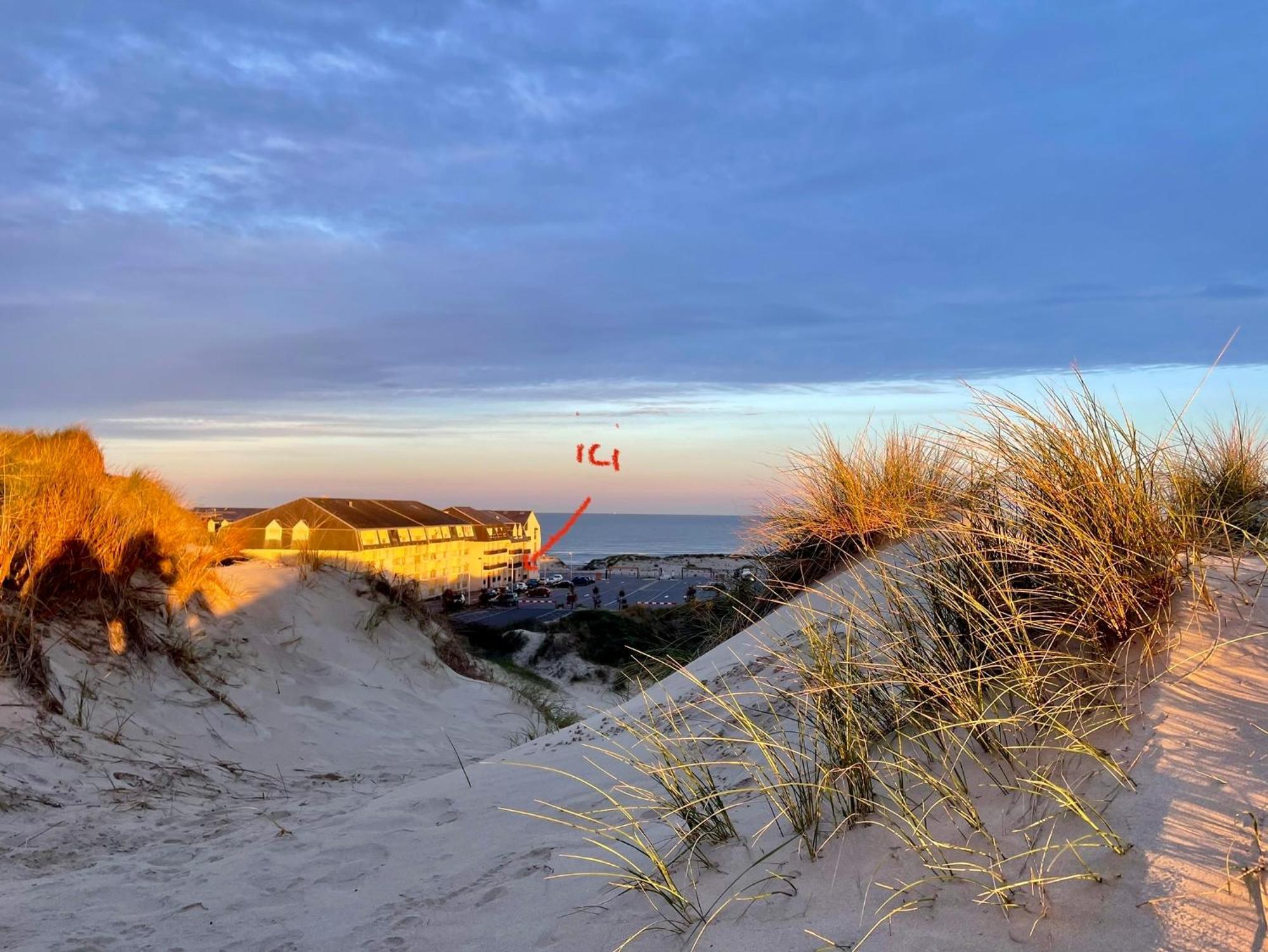 Studio Entre Mer Et Dunes Avec Balcon Vue Laterale Mer 50M Plage Pour 3 Pers Wifi Menage Compris フォール・マオン・プラージュ エクステリア 写真